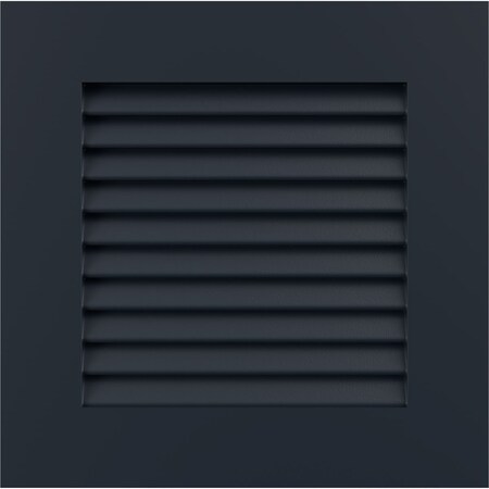 Ekena Millwork 12"W x 12"H True Fit PVC Louver Shutters Sample, Starless Night Blue SAMPLE-TFPLVOB